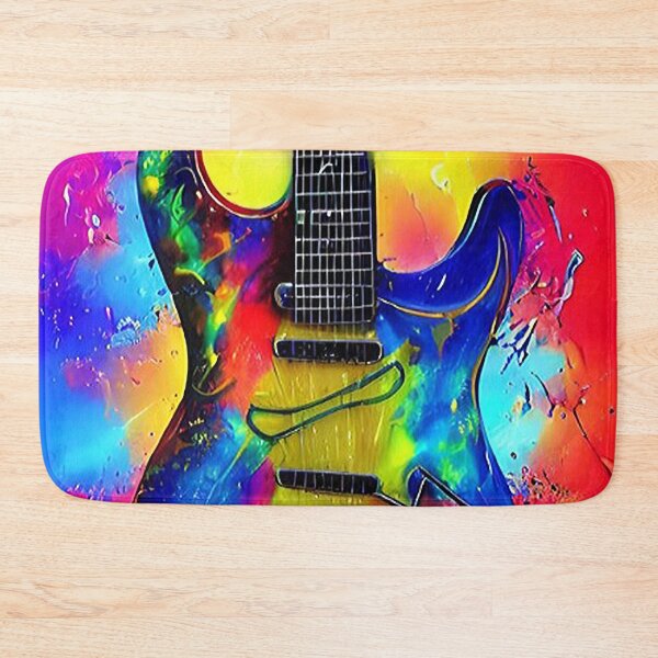 Item preview, Electric Guitar Contemporary Modern Artwork designed and sold by davidelder.