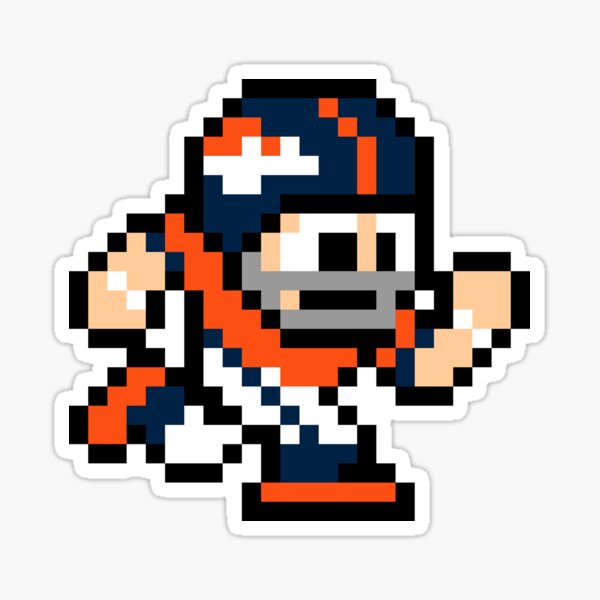 Von Miller Denver Broncos Pixel Art 2 Greeting Card