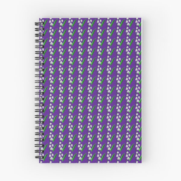 Item preview, Lily of the Valley on Purple - Convallaria majalis designed and sold by lifepatterns.