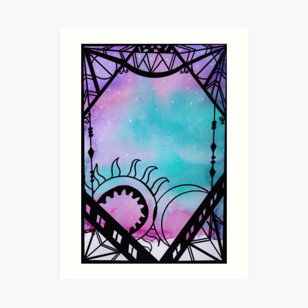 Celestial Geometry Art Print
