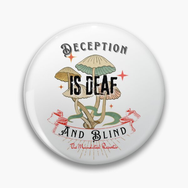 Item preview, Deception is Blind and Deaf (Trippy)- White designed and sold by TheReporter1.