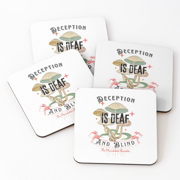 Item preview, Deception is Blind and Deaf (Trippy)- White designed and sold by TheReporter1.