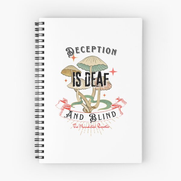 Item preview, Deception is Blind and Deaf (Trippy)- White designed and sold by TheReporter1.