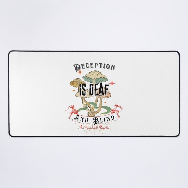 Item preview, Deception is Blind and Deaf (Trippy)- White designed and sold by TheReporter1.