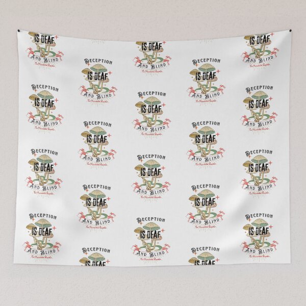 Item preview, Deception is Blind and Deaf (Trippy)- White designed and sold by TheReporter1.