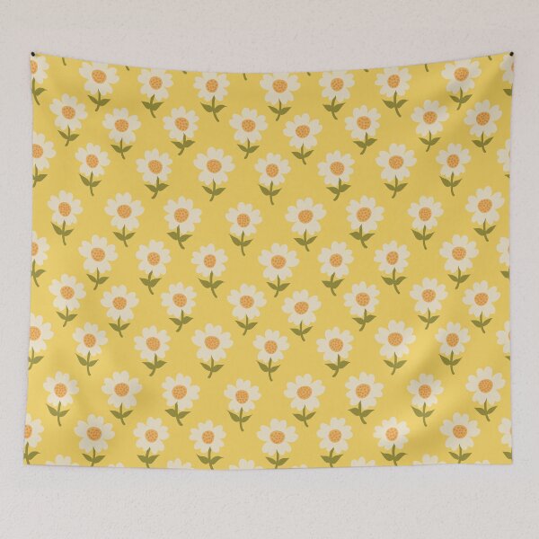 Item preview, Retro Daisies with Dots designed and sold by Nixpaints.