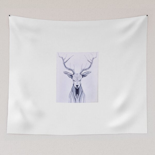 Item preview, Abstract Deer Painting designed and sold by BrianSloanPaint.