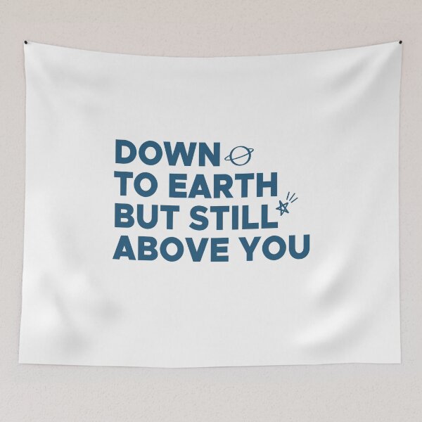 Item preview, Down to Earth and Still Above You - Blue Space  designed and sold by jessicaleah15.