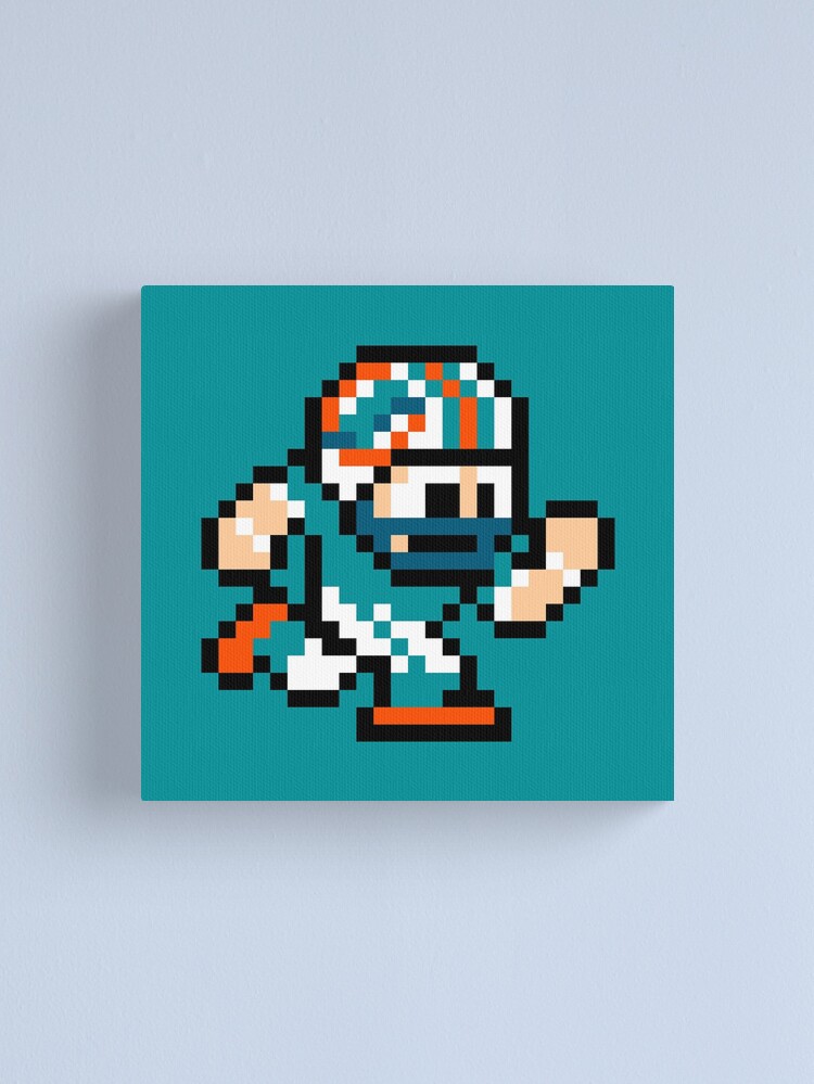 Miami Dolphins NFL Football Player 8-bit Tecmo Super Bowl Nintendo