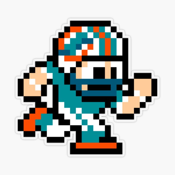 Buffalo Bills (8-bit Football Helmet Only) Sticker for Sale by