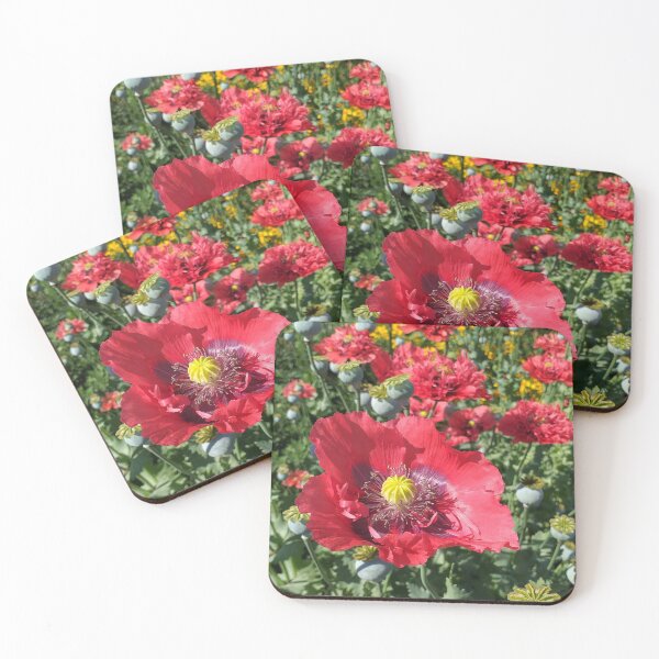 Item preview, Big Red Poppies designed and sold by Floral-Art.