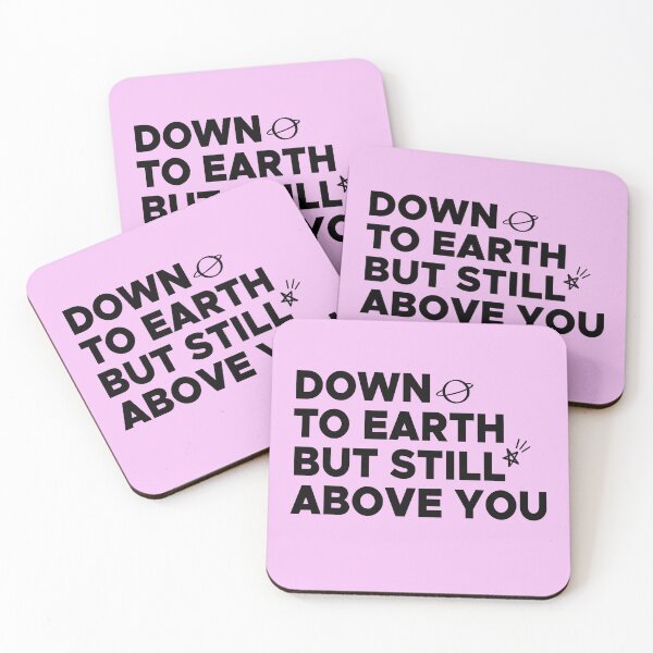 Item preview, Copy of Down to Earth and Still Above You - Pink - Space  designed and sold by jessicaleah15.