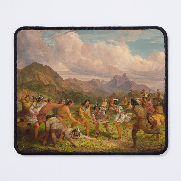 Item preview, Ball Playing Among the Sioux Indians | Seth Eastman | 1851 Native American History Art designed and sold by CJET.