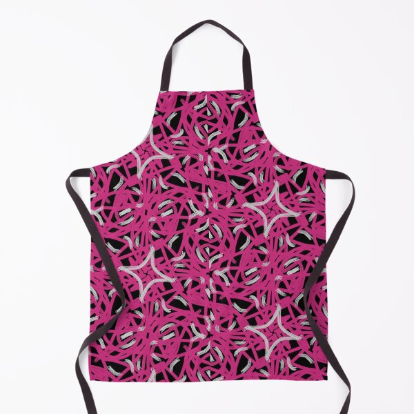 Item preview, Fuchsia, Black and White Energy Tile designed and sold by lifepatterns.