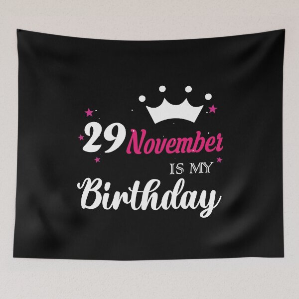 Item preview, Happy birthday 29 november  designed and sold by Thealstars  ⭐⭐⭐⭐⭐.