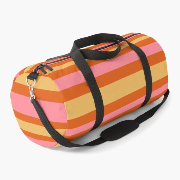 Item preview, Variable Stripe Retro Modern Pattern Pink Orange Yellow designed and sold by kierkegaard.