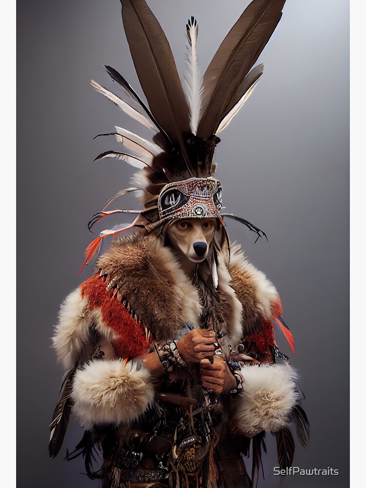 "Native American Indian Coyote, a perfect gift for Native American