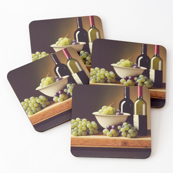 Item preview, Grapes And Wine Bottles designed and sold by john-ess.