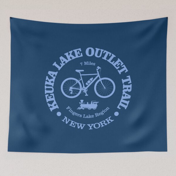 Item preview, Keuka Lake Outlet Trail (cycling) designed and sold by curranmorgan.
