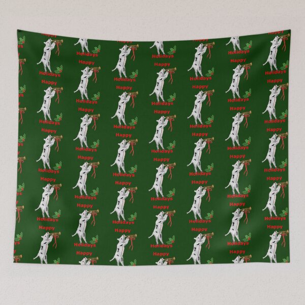 Item preview, Holiday Dancing Holstein Trumpet Cow designed and sold by VerdeDoodleDuck.