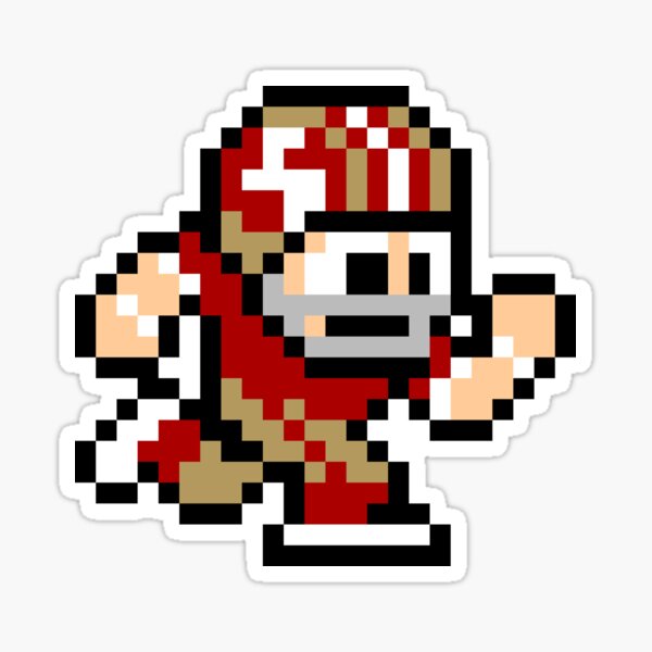 Los Angeles Rams (8-bit Football Helmet Only) Sticker for Sale by  TheArmorsmith