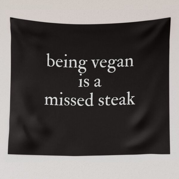 Item preview, Being Vegan Is A Missed Steak Funny Vegan Pun Meatless designed and sold by MagicSD Designs.