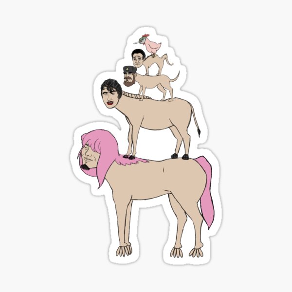 Flesh Horse V3 Sticker