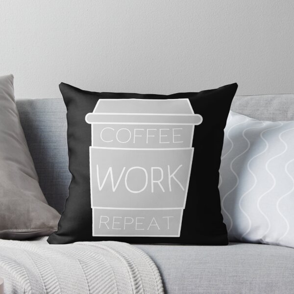 Item preview, MerchHaus - Coffee Work Repeat Funny Teaching / Coffee Lovers Tan Design designed and sold by MerchHaus.