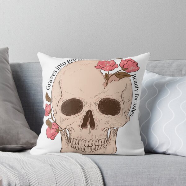 Item preview, Graves into Gardens skull and flowers designed and sold by P3113creates.