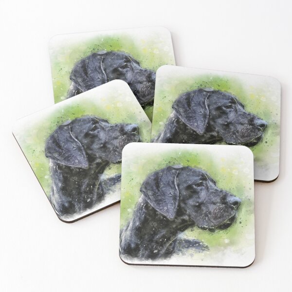 Item preview, Great Dane watercolor designed and sold by PetsArt.