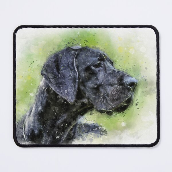 Item preview, Great Dane watercolor designed and sold by PetsArt.