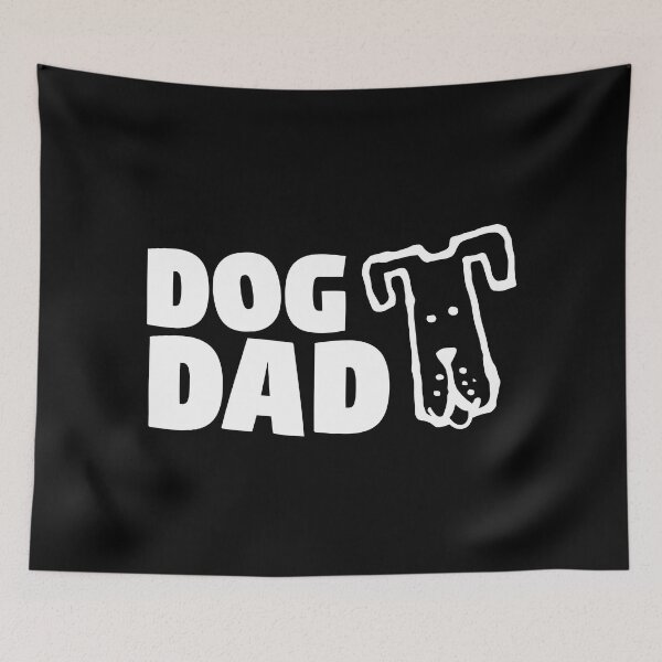 Item preview, Dog dad in black and white designed and sold by flamendes.