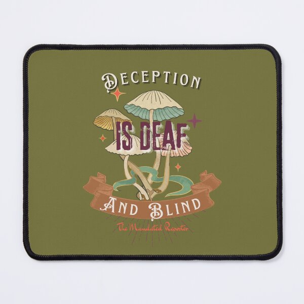 Item preview, Deception is Blind and Deaf (Trippy)- Olive Green designed and sold by TheReporter1.