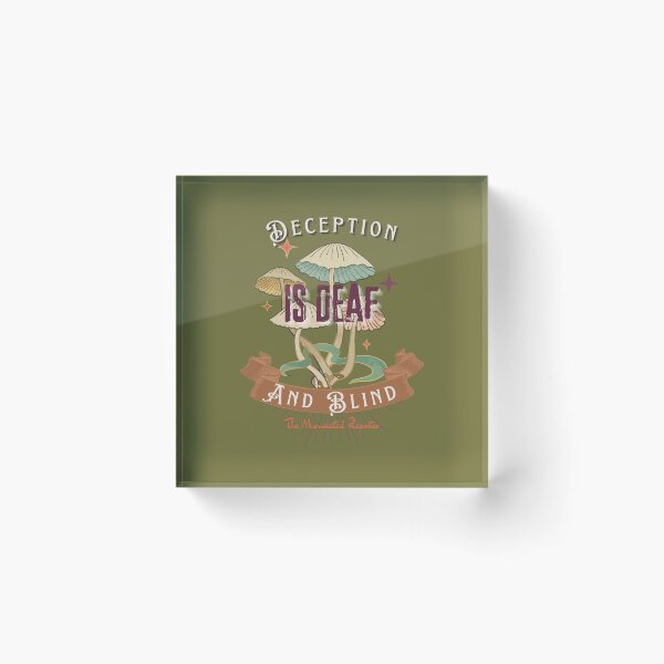 Item preview, Deception is Blind and Deaf (Trippy)- Olive Green designed and sold by TheReporter1.