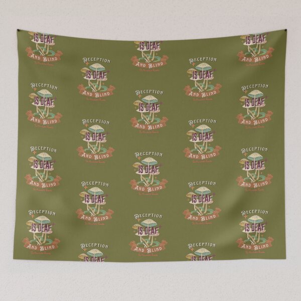Item preview, Deception is Blind and Deaf (Trippy)- Olive Green designed and sold by TheReporter1.