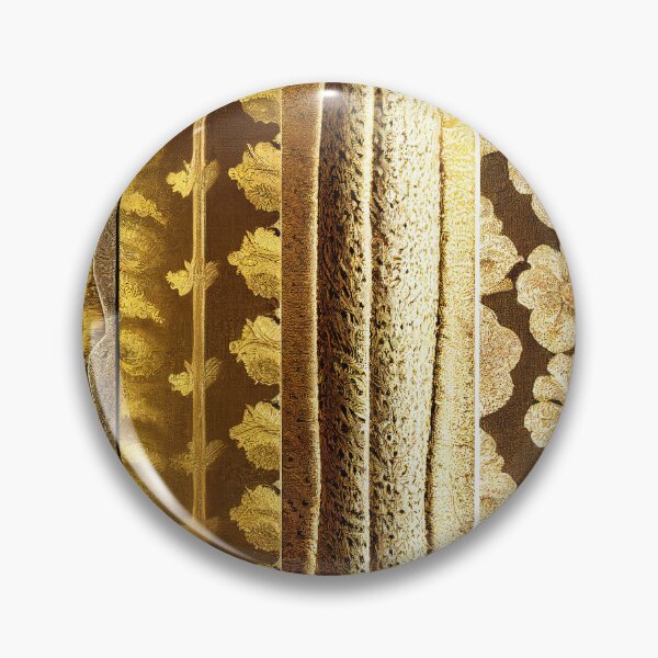 Item preview,  Golden Vintage Satin Flower Texture designed and sold by Stanley de Wekker.
