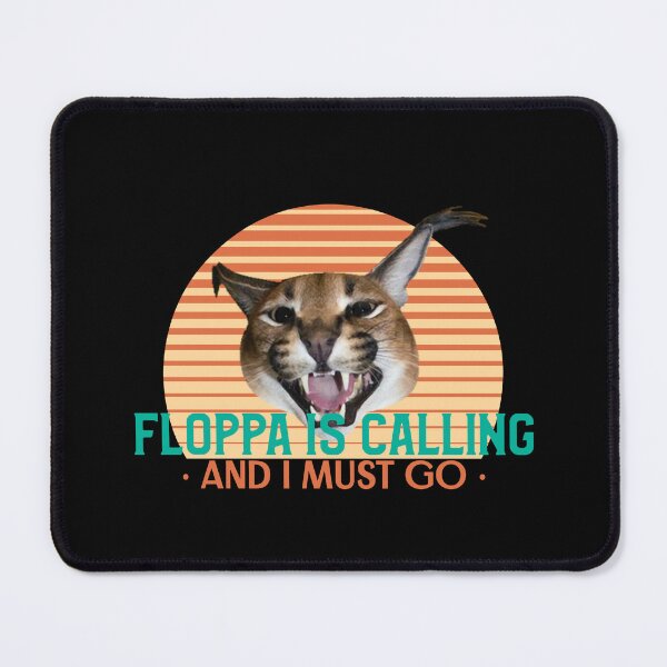 Artikelvorschau, Floppa ruft an und ich muss gehen - Funny Caracal Big Floppa Cat Design entworfen und verkauft von epicmemeshirts1.