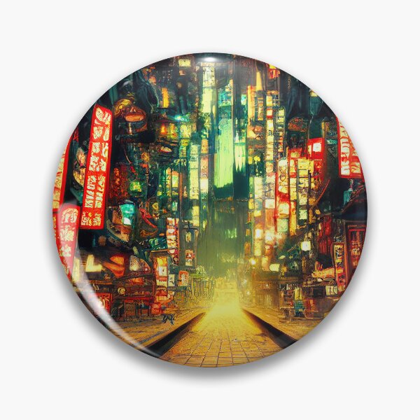 Item preview, Cyberpunk city designed and sold by CEVmemories.