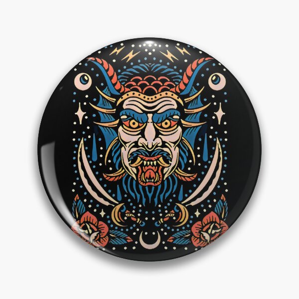 Item preview, Tattoo Style Krampus Vintage Retro designed and sold by Georgy09.