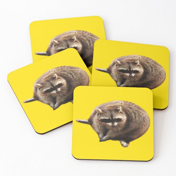 Item preview, fat raccoon designed and sold by tttatia.