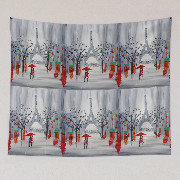 Item preview, A Stroll by the Eiffel Tower designed and sold by BrianSloanPaint.