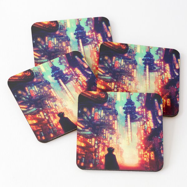 Item preview, Cyberpunk city designed and sold by CEVmemories.