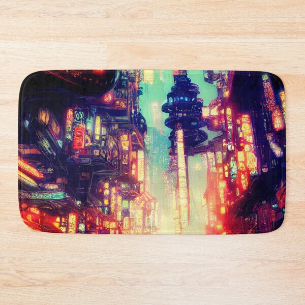 Item preview, Cyberpunk city designed and sold by CEVmemories.