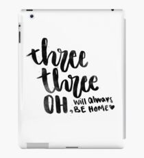 three three oh home iPad Case/Skin