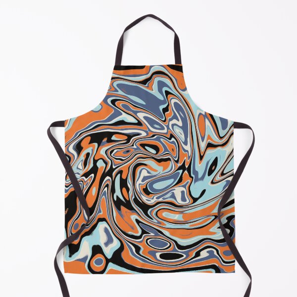 Item preview, Icy Pumpkin Abstract Liquid Pattern designed and sold by CorvusNyx.
