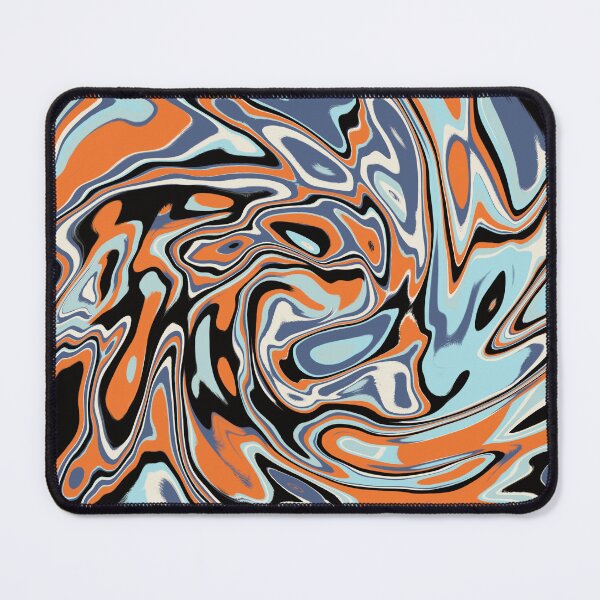 Item preview, Icy Pumpkin Abstract Liquid Pattern designed and sold by CorvusNyx.