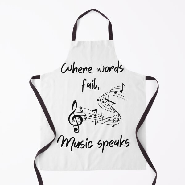 Item preview, Where words fail, Music speaks designed and sold by Inspirely.