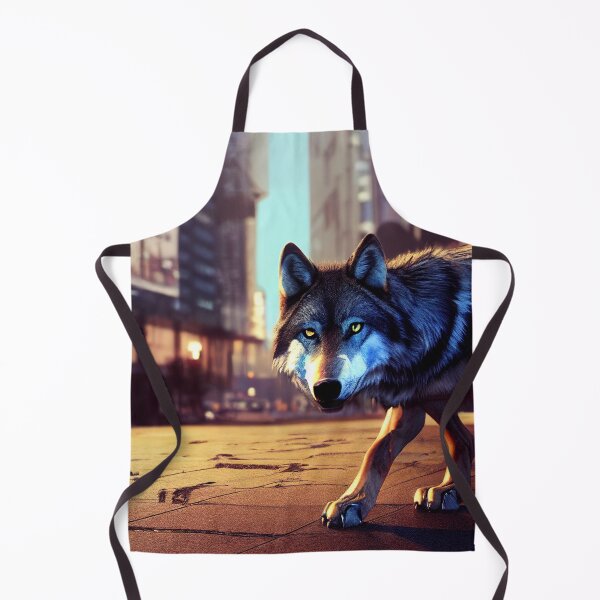 Item preview, A lone wolf in the city. designed and sold by Maniock.