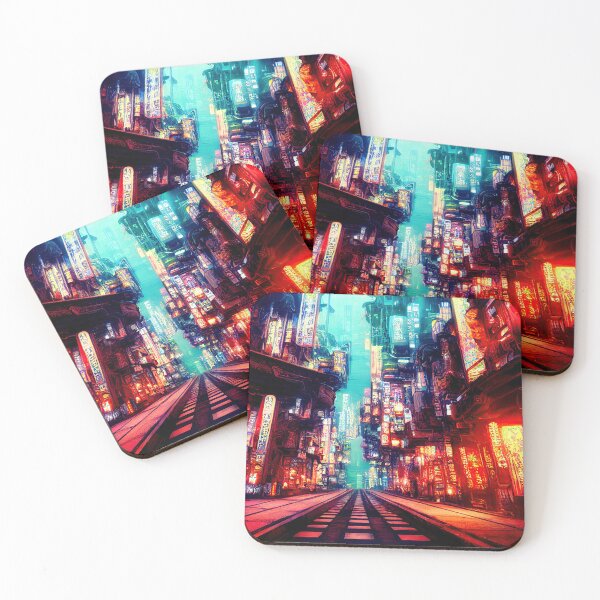 Item preview, Cyberpunk city designed and sold by CEVmemories.