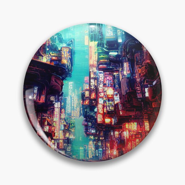 Item preview, Cyberpunk city designed and sold by CEVmemories.